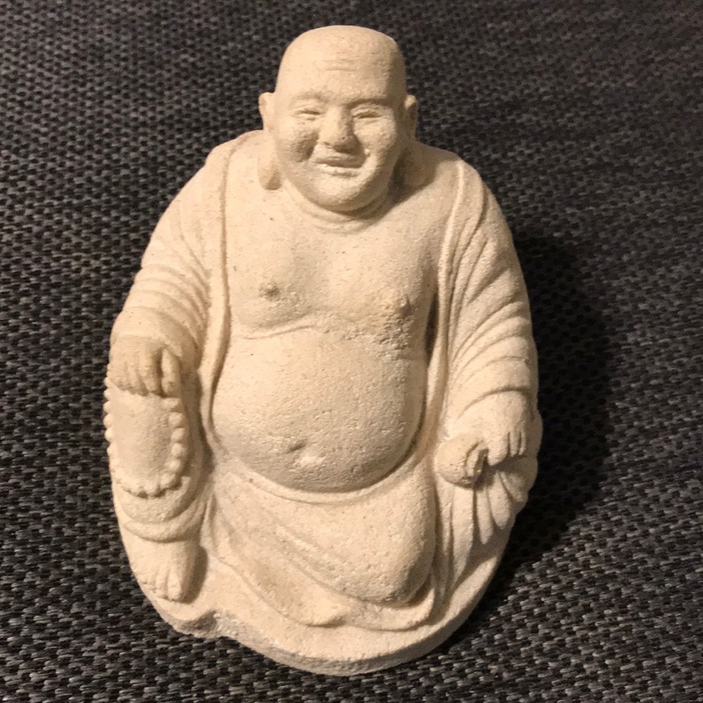 Rice Stone Buddha Statue